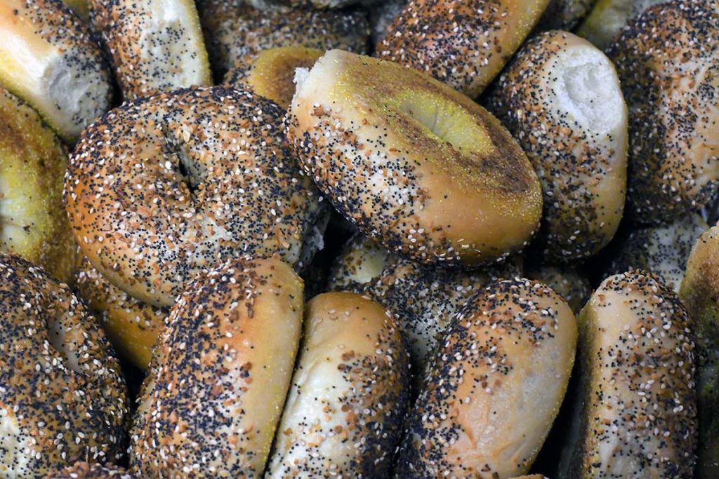 Fresh Baked Bagels at Uncommon Grounds